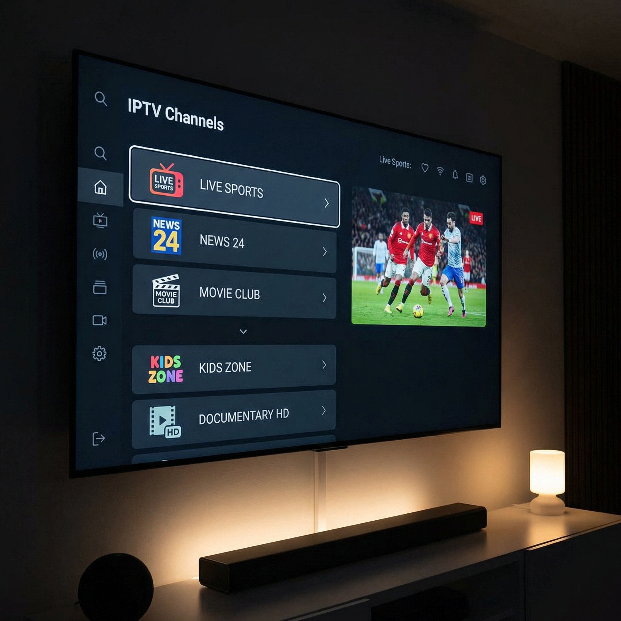 land iptv
channel list
